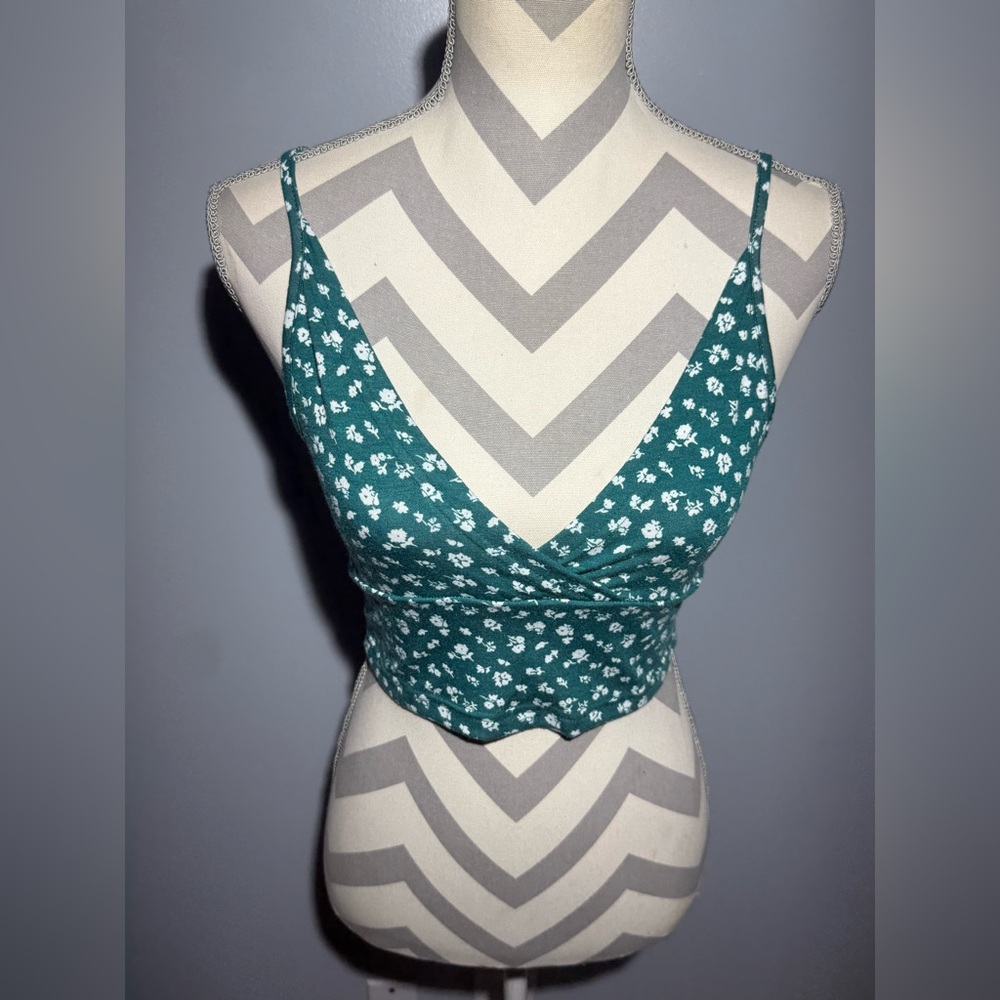 Floral Green Women's Top